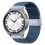 Nylon Braided Metal Buckle Watch Band, For Samsung Galaxy Watch 6 / 6 Classic