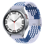 Nylon Braided Metal Buckle Watch Band, For Samsung Galaxy Watch 6 / 6 Classic