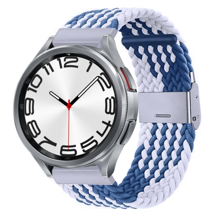 Nylon Braided Metal Buckle Watch Band, For Samsung Galaxy Watch 6 / 6 Classic