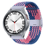 Nylon Braided Metal Buckle Watch Band, For Samsung Galaxy Watch 6 / 6 Classic