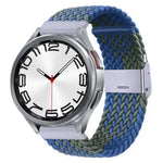 Nylon Braided Metal Buckle Watch Band, For Samsung Galaxy Watch 6 / 6 Classic