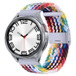 Nylon Braided Metal Buckle Watch Band, For Samsung Galaxy Watch 6 / 6 Classic