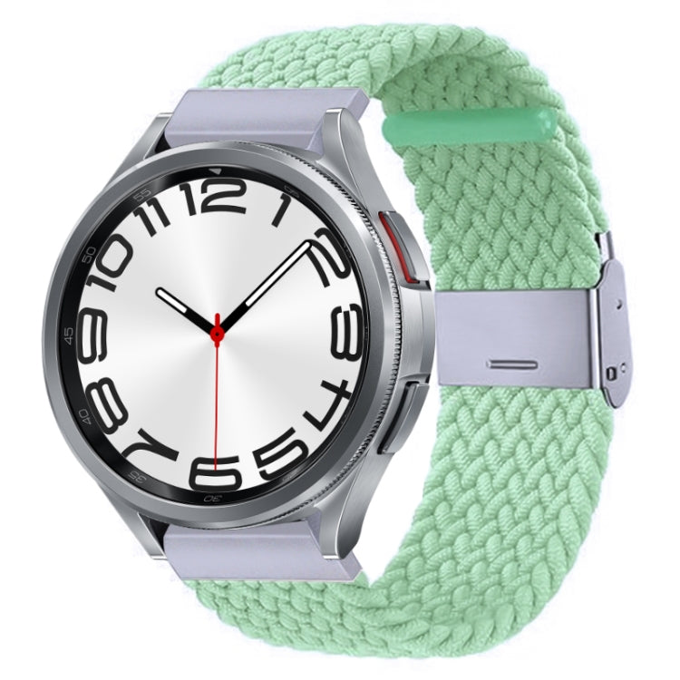 Nylon Braided Metal Buckle Watch Band, For Samsung Galaxy Watch 6 / 6 Classic