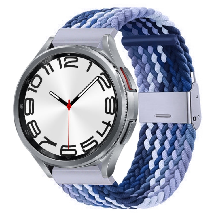 Nylon Braided Metal Buckle Watch Band, For Samsung Galaxy Watch 6 / 6 Classic