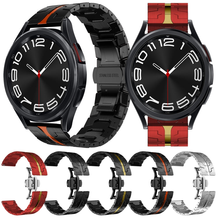 Stainless Steel Metal Watch Band, For Samsung Galaxy Watch 6 / 6 Classic