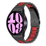 Three Bead Stainless Steel Watch Band, For Samsung Galaxy Watch 6 / 6 Classic