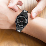 Three Bead Stainless Steel Watch Band, For Samsung Galaxy Watch 6 / 6 Classic