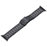 Safety Buckle Titanium Steel Watch Band, For Apple Watch Series 5 44mm, For Apple Watch Series 5 40mm, For Apple Watch Series 4 44mm, For Apple Watch Series 4 40mm, For Apple Watch 42mm, For Apple Watch Series 3 38mm, For Apple Watch 38mm              ...