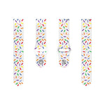 Sports Rainbow Dots Silicone Watch Band, For Samsung Galaxy Watch 6 / 6 Classic