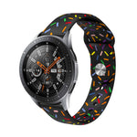 Sports Rainbow Dots Silicone Watch Band, For Samsung Galaxy Watch 6 / 6 Classic