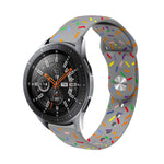 Sports Rainbow Dots Silicone Watch Band, For Samsung Galaxy Watch 6 / 6 Classic