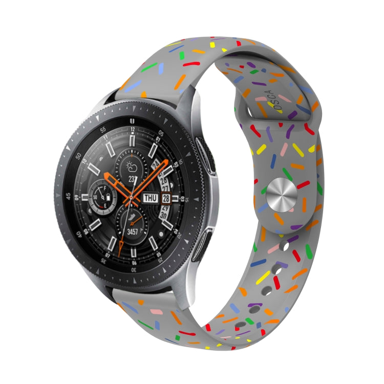 Sports Rainbow Dots Silicone Watch Band, For Samsung Galaxy Watch 6 / 6 Classic