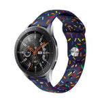 Sports Rainbow Dots Silicone Watch Band, For Samsung Galaxy Watch 6 / 6 Classic