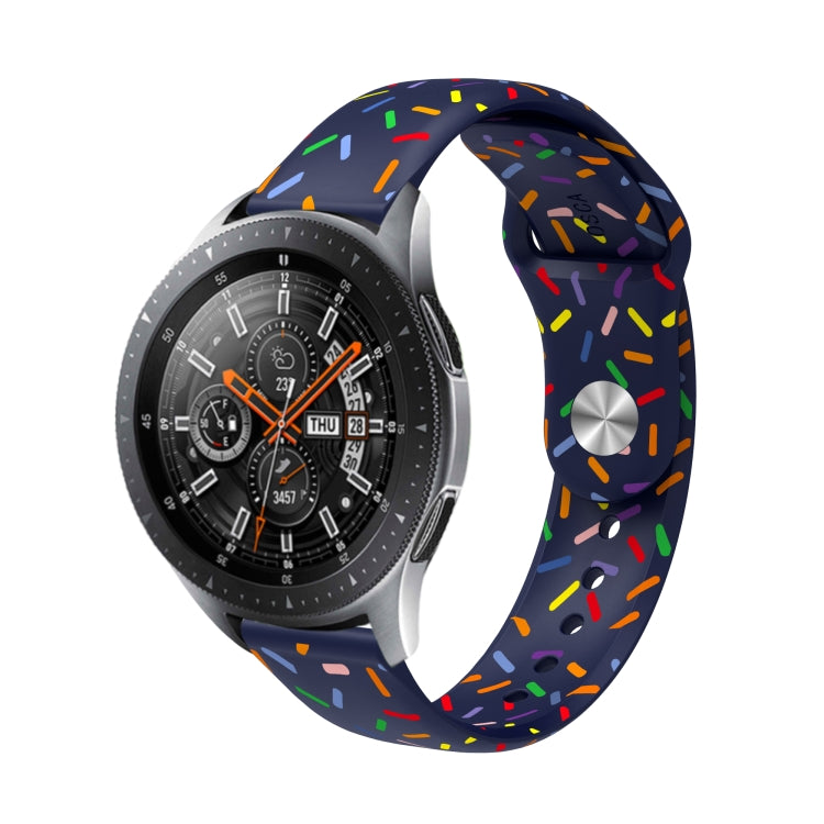 Sports Rainbow Dots Silicone Watch Band, For Samsung Galaxy Watch 6 / 6 Classic