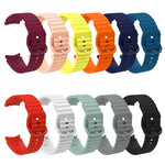 Wave Dotted Pure Color Buckle Silicone Watch Band, For Samsung Galaxy Watch 6 / 6 Classic