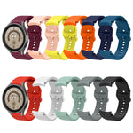 Wave Dotted Pure Color Buckle Silicone Watch Band, For Samsung Galaxy Watch 6 / 6 Classic