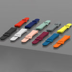 Wave Dotted Pure Color Buckle Silicone Watch Band, For Samsung Galaxy Watch 6 / 6 Classic