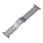 Five Beads Titanium Steel Watch Band, For Apple Watch Series 6 44mm, For Apple Watch Series 5 44mm, For Apple Watch Series 5 40mm, For Apple Watch Series 4 44mm, For Apple Watch 42mm, For Apple Watch 38mm, For Apple Watch Series 3 38mm                 ...