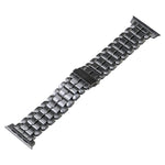 Five Beads Titanium Steel Watch Band, For Apple Watch Series 6 44mm, For Apple Watch Series 5 44mm, For Apple Watch Series 5 40mm, For Apple Watch Series 4 44mm, For Apple Watch 42mm, For Apple Watch 38mm, For Apple Watch Series 3 38mm                 ...