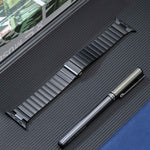 Flat Buckle Stainless Steel Watch Band, For Apple Watch Series 2 42mm, For Apple Watch Series 2 38mm