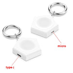 For Samsung Galaxy Watch 6 / 6 Classic Portable Smart Watch Charger, Type-C, Micro USB