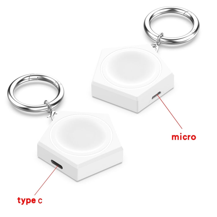 For Samsung Galaxy Watch 6 / 6 Classic Portable Smart Watch Charger, Type-C, Micro USB