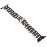 Ceramic Steel Watchband, For Apple Watch Series 8&7 41mm / SE 2&6&SE&5&4 40mm / 3&2&1 38mm, For Apple Watch Series 7 45mm / 6 & SE & 5 & 4 44mm / 3 & 2 & 1 42mm, For Apple Watch Series 7 41mm / 6 & SE & 5 & 4 40mm / 3 & 2 & 1 38mm