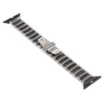 Ceramic Steel Watchband, For Apple Watch Series 8&7 41mm / SE 2&6&SE&5&4 40mm / 3&2&1 38mm, For Apple Watch Series 7 45mm / 6 & SE & 5 & 4 44mm / 3 & 2 & 1 42mm, For Apple Watch Series 7 41mm / 6 & SE & 5 & 4 40mm / 3 & 2 & 1 38mm
