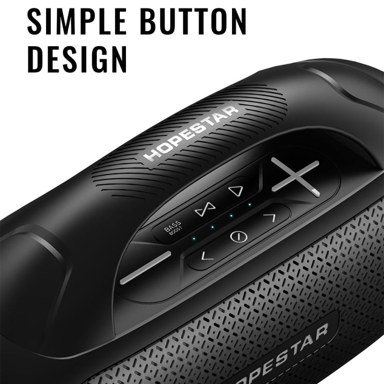 مكبر صوت بلوتوث محمول مقاوم للماء بقوة 80 واط HOPESTAR A50 IPX6 مع مضخم صوت خارجي