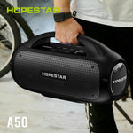 مكبر صوت بلوتوث محمول مقاوم للماء بقوة 80 واط HOPESTAR A50 IPX6 مع مضخم صوت خارجي