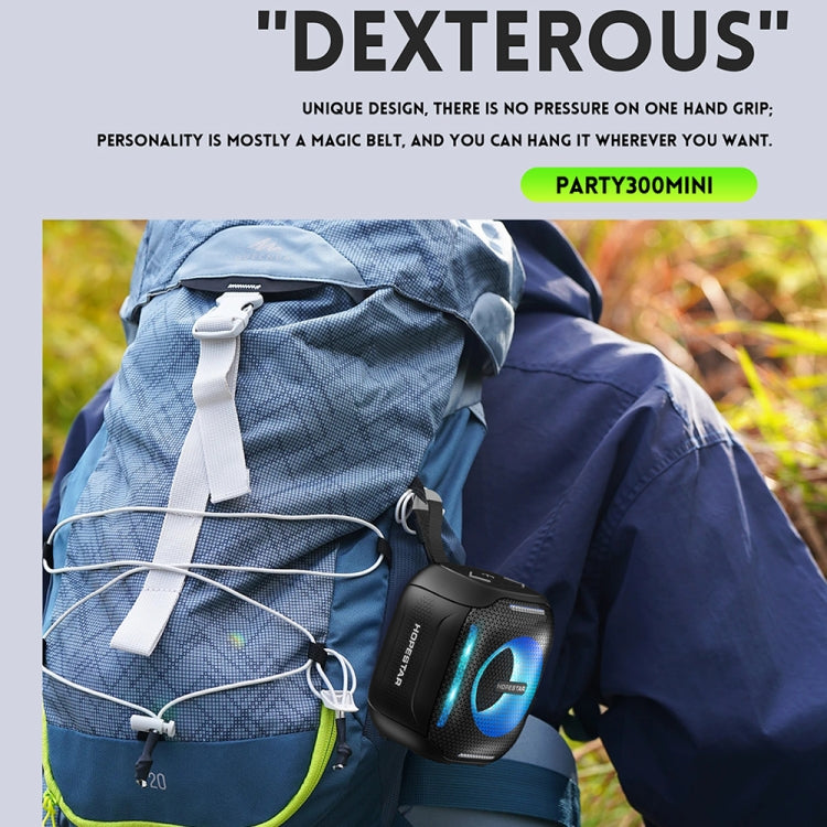 HOPESTAR Party 300mini IPX5 Waterproof Portable Bluetooth Speaker 360 Degree Stereo Outdoor Speaker