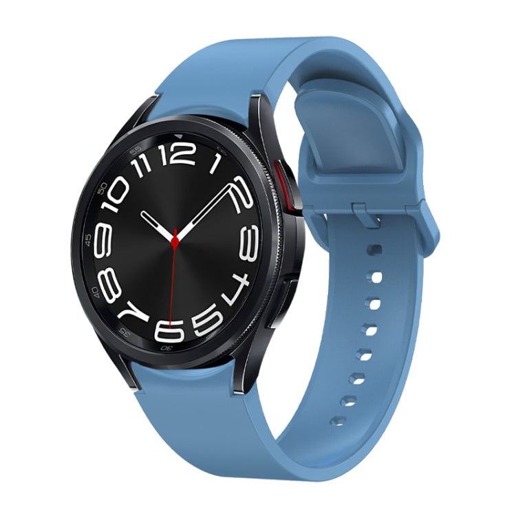 Solid Color Quick Release Silicone Watch Band, For Samsung Galaxy Watch 6