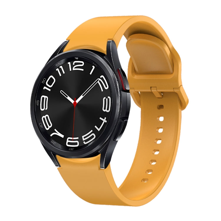 Solid Color Quick Release Silicone Watch Band, For Samsung Galaxy Watch 6