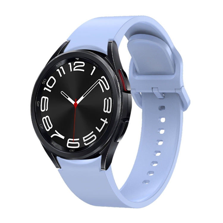 Solid Color Quick Release Silicone Watch Band, For Samsung Galaxy Watch 6