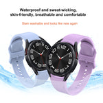 Solid Color Quick Release Silicone Watch Band, For Samsung Galaxy Watch 6
