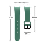 Solid Color Quick Release Silicone Watch Band, For Samsung Galaxy Watch 6