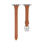 T-shaped Slim Genuine Leather Watch Band, For Apple Watch Series 2 42mm, For Apple Watch 2 38mm, For Apple Watch 42mm, For Apple Watch 38mm