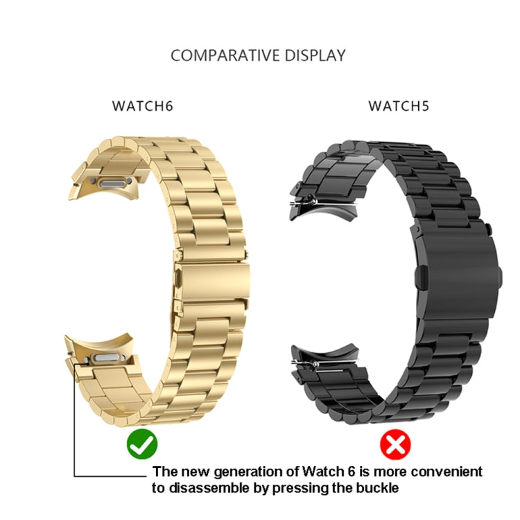 Three Strains Metal Watch Band, For Samsung Galaxy Watch 6