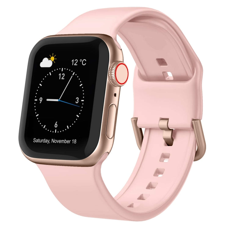 Pin Buckle Silicone Watch Band, For Apple Watch Series 4 40mm