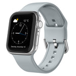 Pin Buckle Silicone Watch Band, For Apple Watch Series 2 42mm