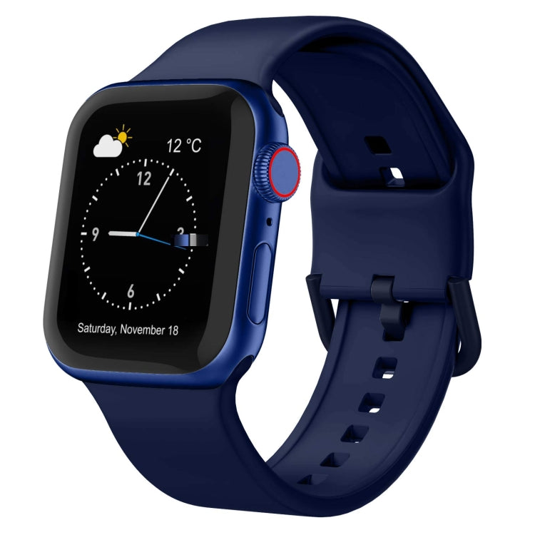 Pin Buckle Silicone Watch Band, For Apple Watch Series 2 42mm