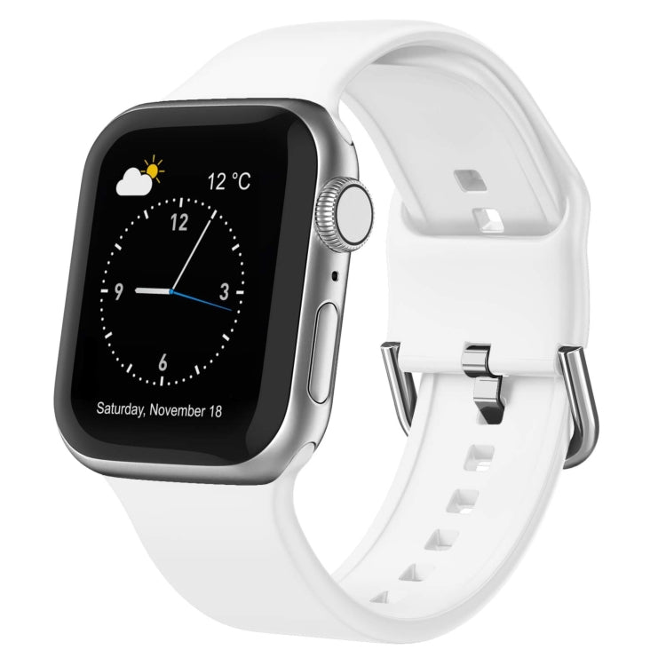 Pin Buckle Silicone Watch Band, For Apple Watch Series 2 38mm