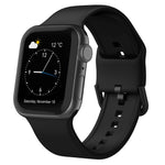 Pin Buckle Silicone Watch Band, For Apple Watch 38mm