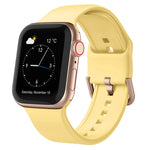 Pin Buckle Silicone Watch Band, For Apple Watch Series 9 41mm