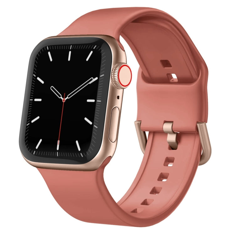 Pin Buckle Silicone Watch Band, For Apple Watch Series 9 45mm