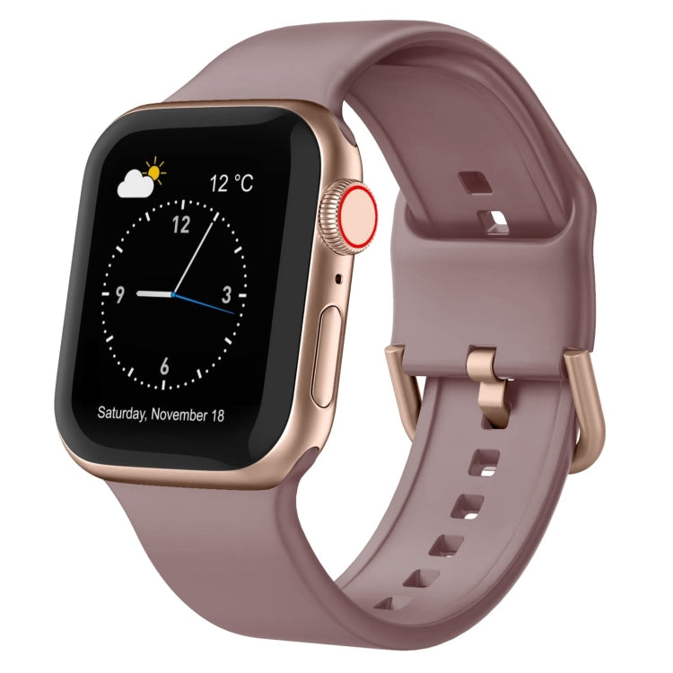 Pin Buckle Silicone Watch Band, For Apple Watch Series 9 45mm