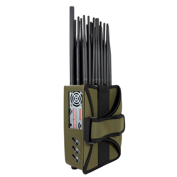 JAX-121A-28 2G/3G/4G/5G/ 2.4Ghz/5Ghz WIFI 6E/GPS  Phone Positioning Signal Jammer