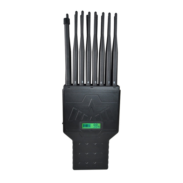 JAX-121P16 2G/3G/4G/5G/WiFi/GPS Handheld Phone Signal Jammer, JAX-121P16
