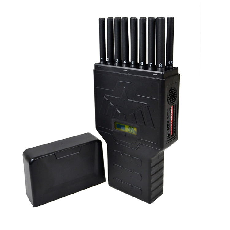 JAX-121P16 2G/3G/4G/5G/WiFi/GPS Handheld Phone Signal Jammer, JAX-121P16