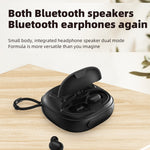 T&G TG-813 2 in 1 TWS Bluetooth Speaker Earphone with Charging Box